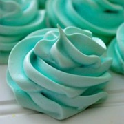Blue (Maui) Meringue Dollops