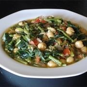 Chickpeas Spinach