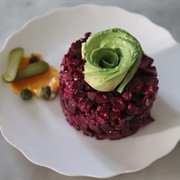 Vegan Beet Tartare