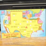 Domain of Texas and Its Colonies