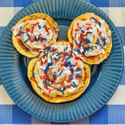Patriotic Mickey Mouse Cinnamon Rolls