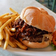 Honey Barbecue Beef Brisket Burger