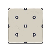 Floral Mosaic-Tile Flooring