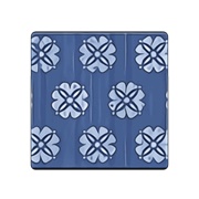 Blue Floral Flooring