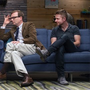 15. Chris Hardwick Wears a Black Polo &amp; Weathered Boots