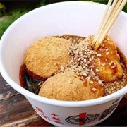 Chinese Brown Sugar Mochi 三大炮