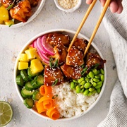 Chicken Poke Bowl