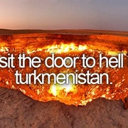 Visit the Door to Hell in Turkmenistan