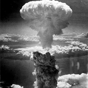 Mushroom Cloud Over Nagasaki (1945)