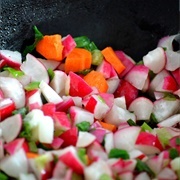 Fried Radish Carrots