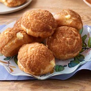 24 Choux Buns--Half Iced, Half W/ Craquelin on Top