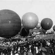 First Gordon Bennett Cup in Ballooning Is Held