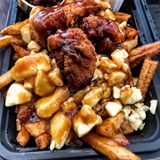 Maple Fried Chicken Poutine