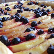 Apple and Blackcurrant Tart