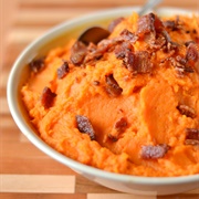Sweet Potato Mash With Bacon