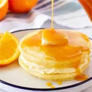 Orange Creamsicle Pancakes and Orange Syrup