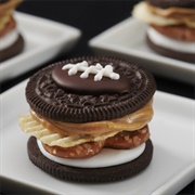 Oreo Crunch Football Cookies