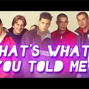 That's What You Told Me