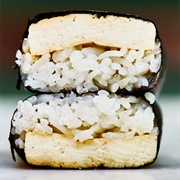Marinated Tofu Musubi