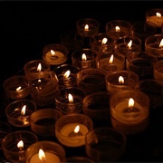 Spill Lit Candle on Carpet