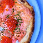 Smoked Salmon Pizza | Spago Beverly Hills, Beverly Hills, California