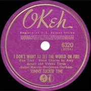 I Don't Want to Set the World on Fire - Tommy Tucker