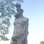 Watermelons on a Greek Statue (Permanently Closed)