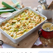 Kohlrabilauchauflauf ( Cabbage, Leek)