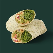 Spinach and Pea Falafel Wrap