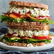 Chicken Mayo and Bacon Sandwich