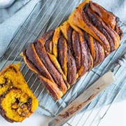 Pumpkin Nutella Babka