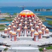 Asmaul Husna 99 Dome Mosque, Makassar, Sulawesi, Indonesia