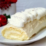 Bûche a La Crème Pâtissière