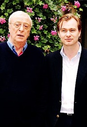 Christopher Nolan & Michael Caine (2005)