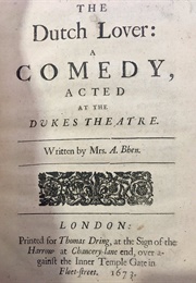 The Dutch Lover (Aphra Behn)