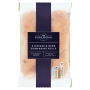 Cheese & Herb Submarine Rolls