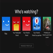 Sharing an Account Password  for a Subscription Service (Mooching)