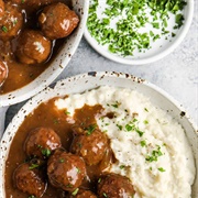Meatballs and Gravy