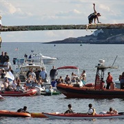 The Greasy Pole at Saint Peter's Fiesta