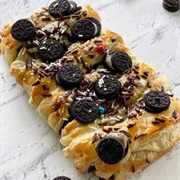 Cookies and Cream Puff Pastry Braid