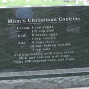 The Menster Christmas Cookie Gravestone
