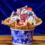 Red White Blue Sundae