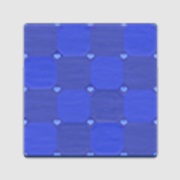 Cute Blue-Tile Flooring