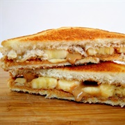Elvis Sandwich: Grilled Peanut Butter and Banana