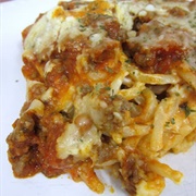 Pasta With Cream, Cheese Sauce, and Toasted Bread Crumbs