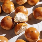 Caramel Profiteroles