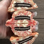 Halfsies Cookie Co. Oreo Candy Cane Cookie