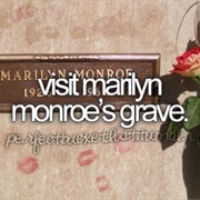 Visit Marilyn Monroe's Grave