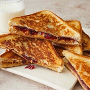 Gourmet Peanut Butter and Jelly Sandwich