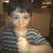 Drink Juice Out of a Wine Glass